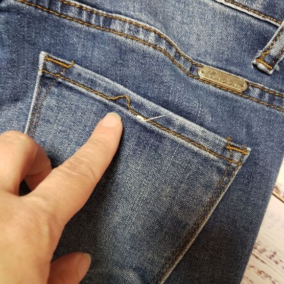 Kancan Kan Can Women's High Rise Destroyed Skinny Distressed Jeans - Size 25 - Picture 11 of 13